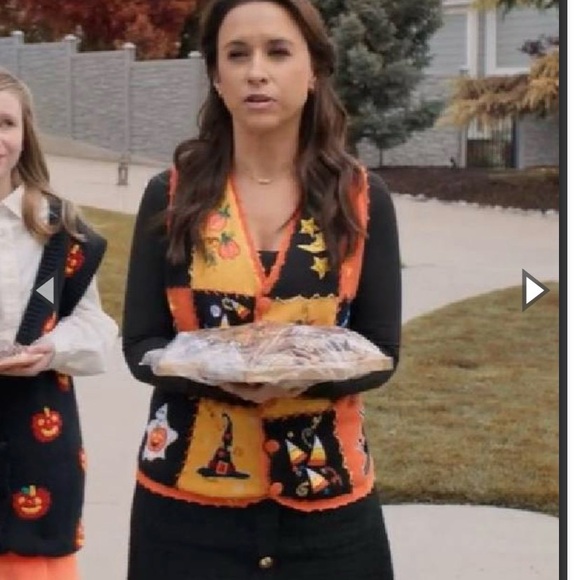 Vintage 90s Basic Editions Knit Halloween Vest 🎃 - Picture 5 of 8